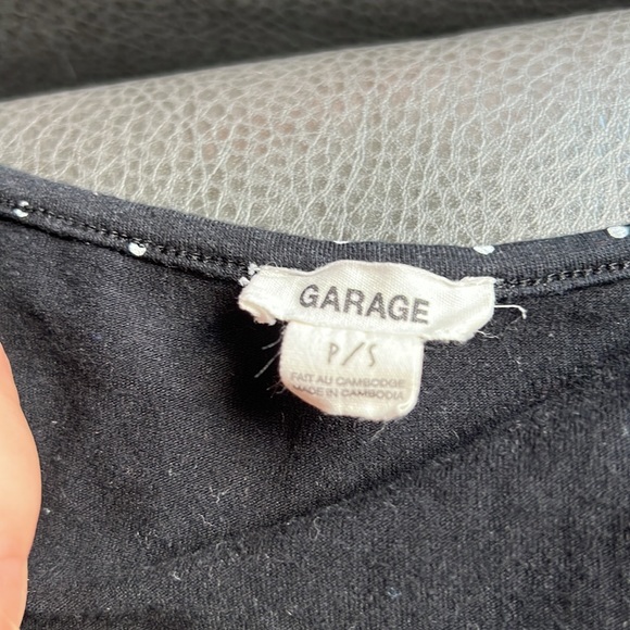 Garage polka dot crop top. - Picture 2 of 2